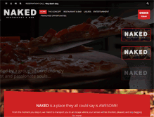 Tablet Screenshot of nakedrestaurantkl.com